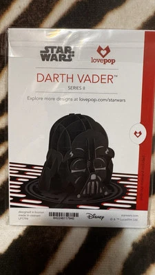 Tarjeta de Felicitación Lovepop 3D STAR WARS DARTH VADER CUMPLEAÑOS Pop-up NUEVO Foto 1 de 3