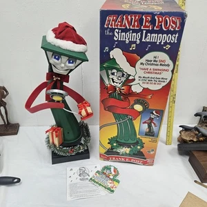 Vintage Telco Old FRANK E POST Dancing Singing Animated Lamppost W Box Rare - Picture 1 of 12