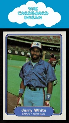 Jerry White 1982 Fleer #211 Montreal Expos - Image 1 of 2