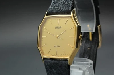 [Near MINT] Seiko Dolce 6030-5500 29mm Gold Quartz Men's Vintage Watch Japan - image 1 of 4