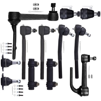 12Pcs Idler Arm Ball Joint Tie Rod End For 1990-2005 Chevrolet Astro GMC Safari - Imagem 1 de 4