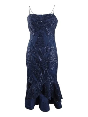 Женское платье с украшениями Aidan Mattox High-Low (2, Twilight) - Изображение 1 из 2