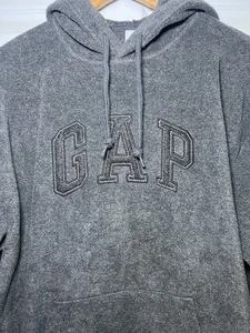 De Colección Gap Sudadera con Capucha Para Hombres Grande Atlética Deletreada Sudadera Pullover Polar Y2K - Imagen 1 de 4