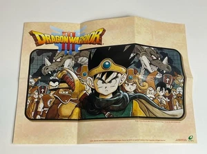 Dragon Warrior III Nintendo Gameboy poster a colori solo inserto mappa ottimo come nuovo - Foto 1 di 8