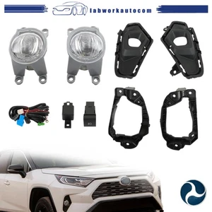 For Toyota Rav4 2023-2024 Pair LED Fog Lights Assembly RH+LH w/ wiring Switch - Picture 1 of 12