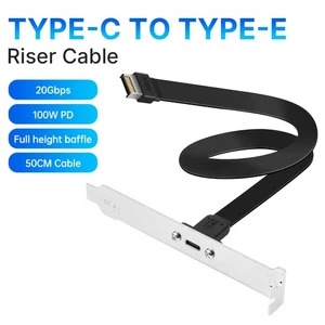 50CM USB-C Type-C to USB 3.2 Gen 2 Motherboard Extension Cable - Picture 1 of 8