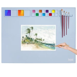 31.5" X 23.6" Extra Large Silicone Craft Mat For Table Silicon Art Mat With 16 P - Picture 1 of 7