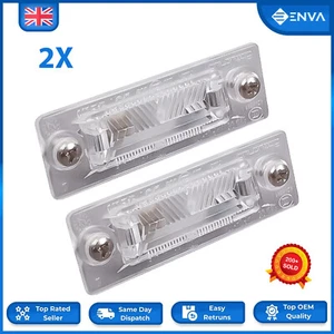 For VW Transporter T5 Caddy MK3 Golf MK5 2X Number Plate Lamp Light Bulb Holder - Picture 1 of 10