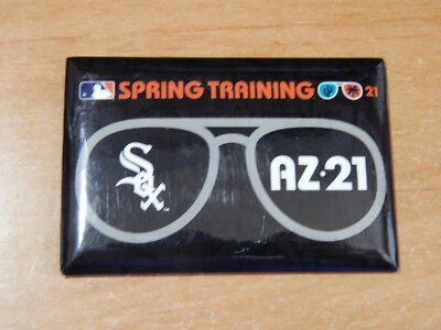 CHICAGO WHITE SOX MLB 2021 OFFICIAL SPRING TRAINING CACTUS LEAGUE TEAM MAGNET  - Image 1 of 4