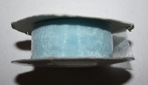 Stampin Up Retired LIGHT BLUE ORGANDY RIBBON 10 yards 7/8" RARE HTF - Picture 1 of 3