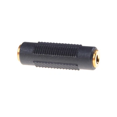 Stereo 3.5mm Aux Female to Female 1/8" F/F Jack Audio Coupler Adapter Converter - Image 1 of 4