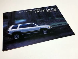 Folleto de hoja informativa Holden Jackaroo Monterey 1998 - Australia - Imagen 1 de 1