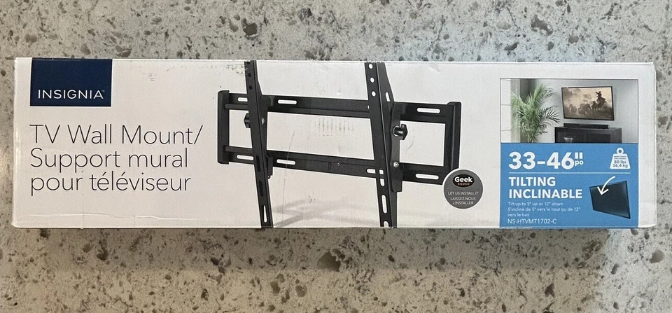 Heavy Duty Fixed TV Wall Mount Bracket Support Max 46” LCD LED Monitor Panel - Image 1 of 4