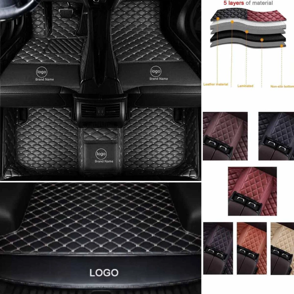 For Chevrolet Car Floor Mats Waterproof Cargo Liner Carpet Custom Rug All Models - Image 1 of 4