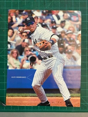 New York Yankees Baseball Alex Rodriguez 11" x 14" yankees magazine insert used - Image 1 of 4