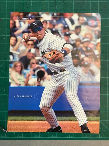 New York Yankees Baseball Alex Rodriguez 11" x 14" yankees magazine insert used Cover