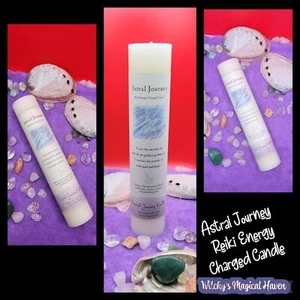 Astral Journey Essential Oil Scented Reiki Astral Projection Pillar Candle - Picture 1 of 2