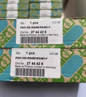 1pcs Phoenix Contact PSM-ME-RS485/RS485-P Repeater 2744429 - Image 1 of 2