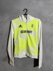 Germany Team Olympic Games Training Jacket With Hood Adidas Woman Size S (10) - Picture 1 of 11