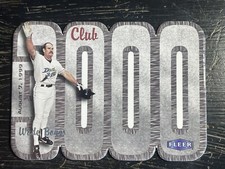 2000 FLEER BASEBALL DIE CUT 3000 HIT CLUB WADE BOGGS