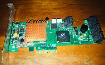 RocketRAID 2320 HighPoint PCI-Express to SATAII Host Adapter - Image 1 of 4