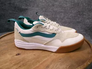 VANS Mens UltraRange Pro 2 White Green Gum Suede Skate Shoe Sneaker Size 7 US - Picture 1 of 13