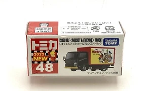 Takara Tomy Tomica No.48 Isuzu Elf Mickey and Friends Truck Diecast Car Japan - Picture 1 of 7