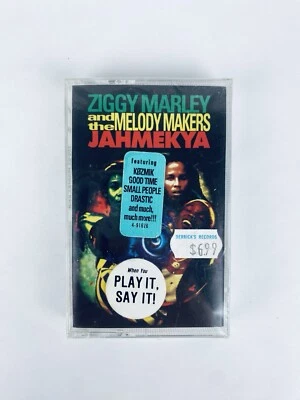 Ziggy Marley and the Melody Makers Jahmekya Cassette Tape PROMO *Sealed + Hype - Image 1 of 3