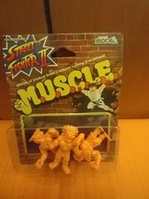 Nerd Block Exclusive Super7 Street Fighter M.U.S.C.L.E. 3-Pack Sagat , Blanka 