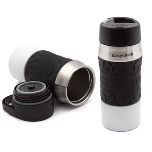 Könighoffer Thermobecher Kaffeebecher Edelstahl Caming Isolierbecher  400ml - Bild 1 von 6