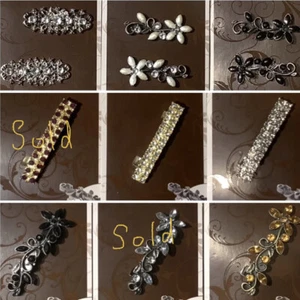 Fashion Women’s Hair Barrette Rhinestone Jewellery Accessories Choice Of 3 - Bild 1 von 10