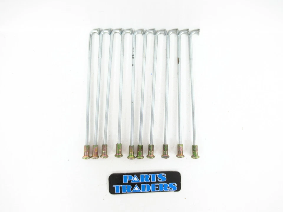 Juego de 10 radios exteriores traseros originales Kawasaki W1 W1SS W2SS W2TT H1 Mach III Nuevo de Lote Antiguo Foto 1 de 1