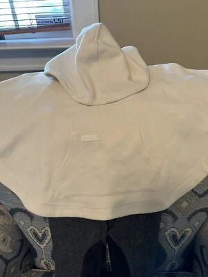 Poncho con capucha suéter marfil POLO Ralph Lauren niñas talla 5 Foto 1 de 4