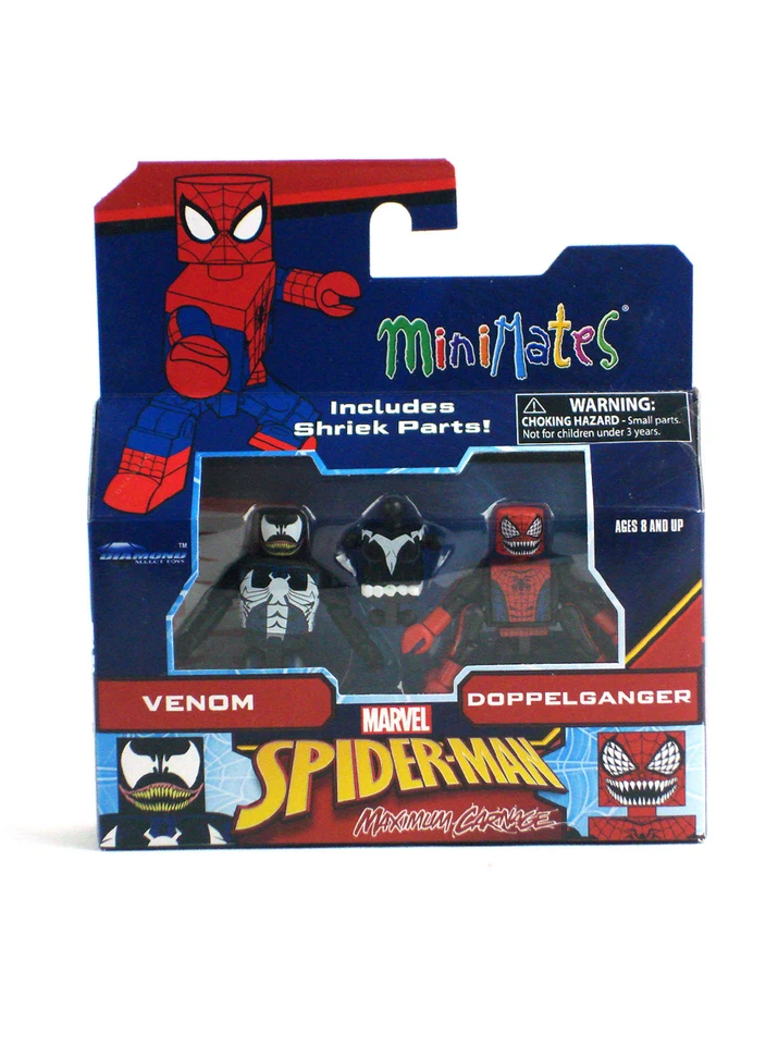 Marvel Minimates Venom & Doppelganger Series Wave 76 Maximum Carnage Nuevo Foto 1 de 4