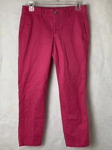 Khakis by Gap Girlfriend Khaki Pants Women's 0/25 REG Coral Pink W29xL27 - Picture 1 of 5