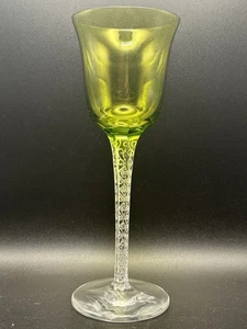 Vintage Lalique Paris Wine Glass Crystal Signed Treves Chartreuse Rhine 1950’s - Picture 1 of 10