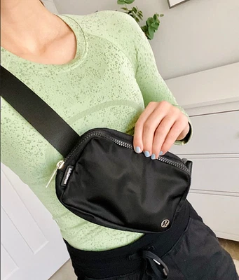 HOT Lululemon Everywhere Belt Bag 1L Black Fanny Pack Crossbody - New With Tags - Image 1 of 4
