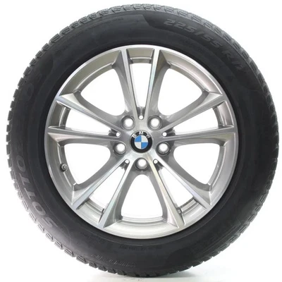 BMW 5er G30 G31 Winterräder V-Speiche 631 Pirelli 225/55R17 97H DOT22 6863417 - Bild 1 von 4