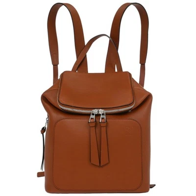 Mochila Loewe Goya de cuero marrón 521902 125176 Foto 1 de 4