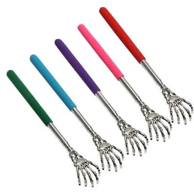 Telescoping Back Scratcher Extendable Claw Metal Telescopic Backscratcher - Image 1 of 4