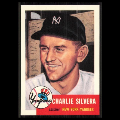 Charlie Silvera #242 1991 Topps Archives 1953 New York Yankees Baseball Card MLB - Image 1 of 3