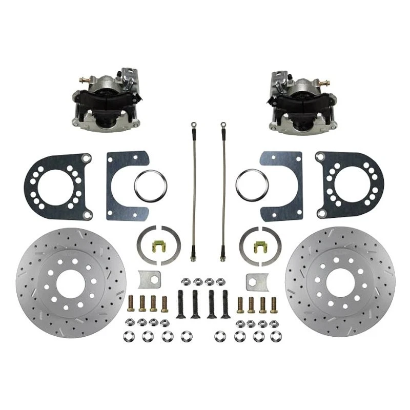 For Mercury Comet 63-77 Drilled & Slotted Rear Disc Brake Conversion Kit — 第 1/4 张图片