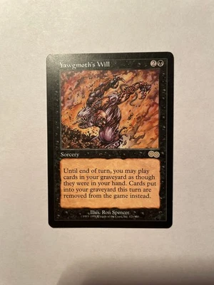 Near Mint - NM,  English - 1 x MTG Yawgmoth's Will Urza's Saga - Image 1 of 2