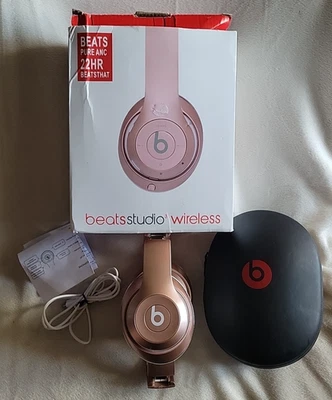 Beats by Dr. Dre Studio 3 Wireless Over Ear Kopfhörer Gold Produktbündel KOSTENLOSER VERSAND - Bild 1 von 4