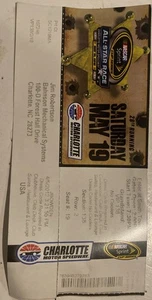 Nascar 2012 Allstar Race Ticket Charlotte Nc - Picture 1 of 3