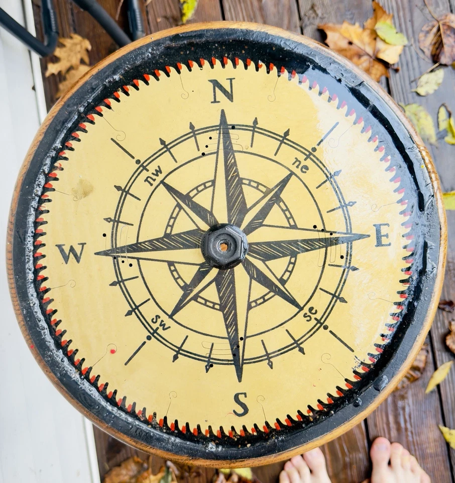 实木边桌,手工制作带 12 英寸斜角锯片,环氧树脂,激光雕刻机 — 第 1/4 张图片