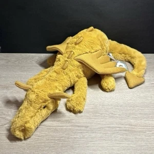 AUTHENTIQUE❗️Jellycat grand dragon doré - Neuf avec étiquette retiré - EXPÉDIÉ LE JOUR MÊME ! - Photo 1/3