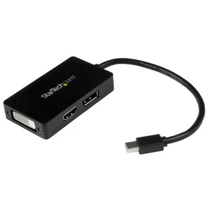 StarTech.com Travel A/V adapter - 3-in-1 Mini DisplayPort to DisplayPort DVI or - Picture 1 of 6
