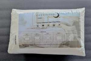 NEU 2er Pack Cozsinoor Luxury Collection Hypoallergen Standard/Queen Kissen - Bild 1 von 8