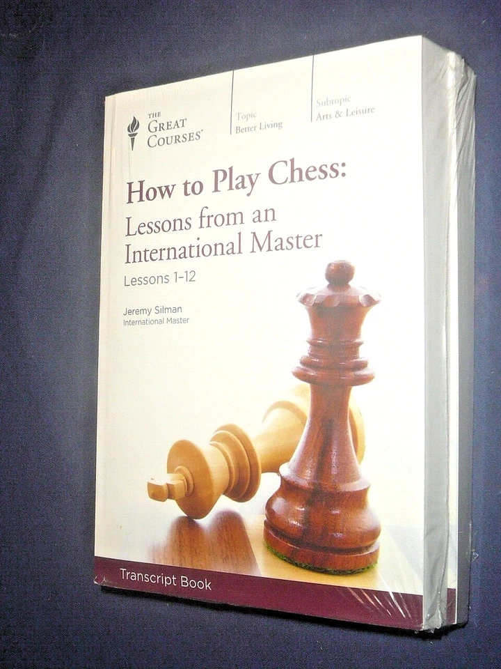 How to Play Chess Lessons From an International Master Great Courses 4 DVD Book